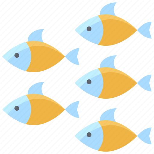 Animal, fish, school of fish, summer icon - Download on Iconfinder