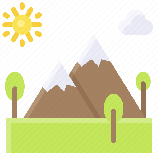 Hiking, mountain, summer, trekking icon - Download on Iconfinder