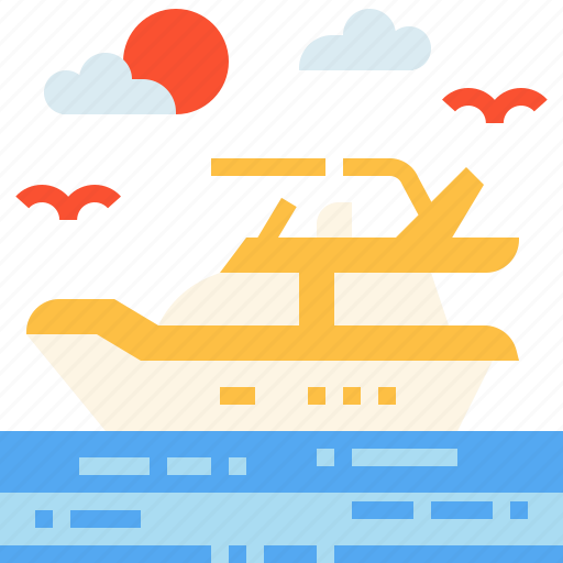Yacht, ship, ferry, boat, transportation, cruise icon - Download on Iconfinder