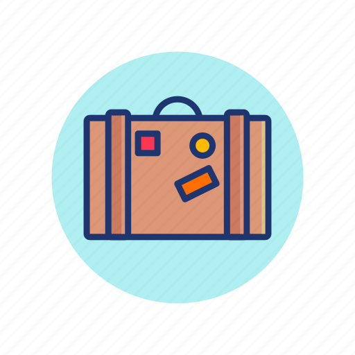 Bag, baggage, summer, time, travel, vacation, vibes icon - Download on Iconfinder