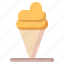 cone, cream, ice, summer, waffle 