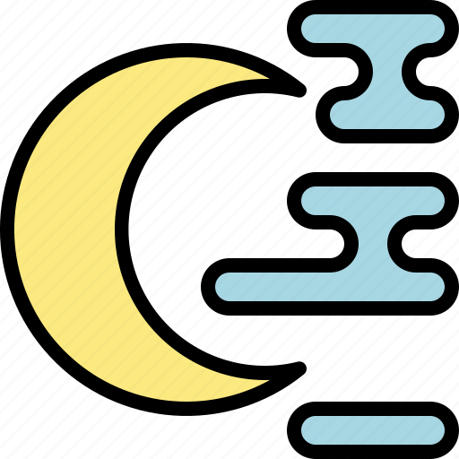 Crescent, moon, night, sky, space, time, weather icon - Download on Iconfinder