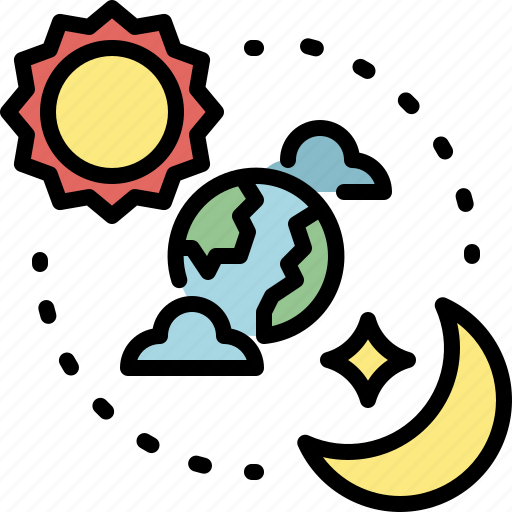 Day, moon, night, sky, space, sun, time icon - Download on Iconfinder