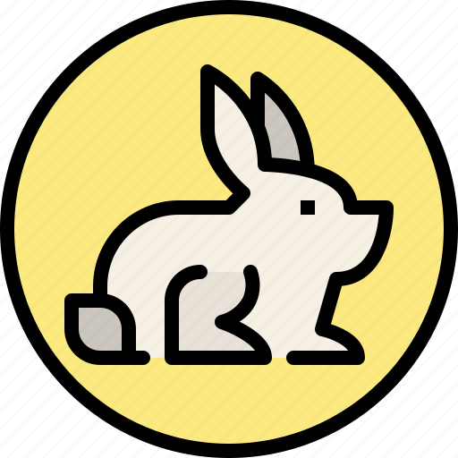 Moon, night, rabbit, sky, space, time, weather icon - Download on Iconfinder