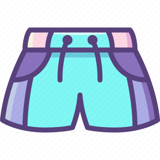 Men, beach, shorts, pants, swimwear, swimsuit, summer icon - Download on Iconfinder