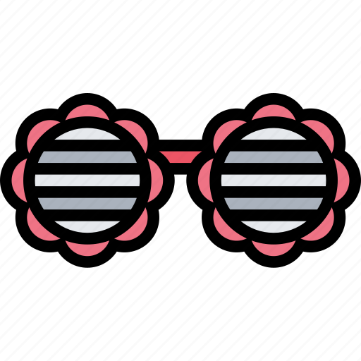 Eyeglasses, latticed, frame, fancy, fashion icon - Download on Iconfinder