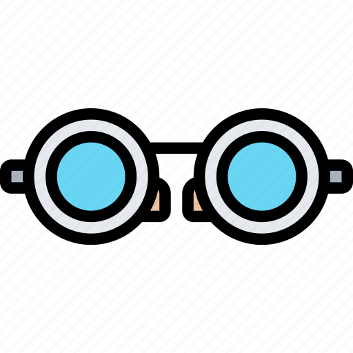 Eyeglasses, round, glasses, frames, retro icon - Download on Iconfinder