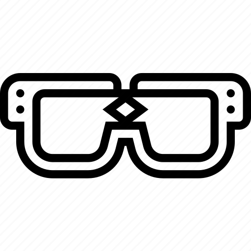 Eyeglasses, square, eyesight, lens, optical icon - Download on Iconfinder