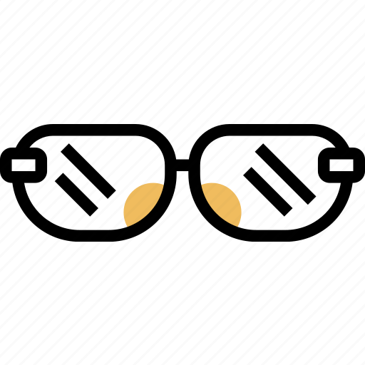 Eyeglasses, narrow, eyewear, frame, style icon - Download on Iconfinder