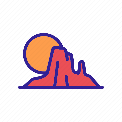 City, mountains, ocean, road, sea, sunrise, sunset icon - Download on Iconfinder