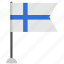 colors, country, finland, flag, national, suomi, material 