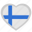 finland, heart, love, romantic, suomi, material 