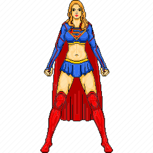 Hero, kara danvers, super hero, super human, super man, super woman, supergirl icon - Download on Iconfinder