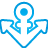anchor, basic, blue