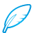 quill, basic, blue