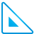 ruler, triangle, basic, blue