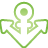 anchor, basic, green