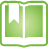 book, open, bookmark, basic, green