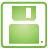 floppy, disk, basic, green
