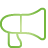 megaphone, basic, green