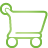 Shopping, cart, basic, green icon - Free download