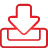 Inbox, basic, red icon - Free download on Iconfinder