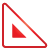 ruler, triangle, basic, red