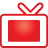 television, basic, red