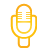 microphone, basic, yellow