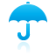 umbrella, blue