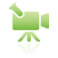 Camcorder, green icon - Free download on Iconfinder