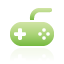 game, controller, green