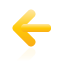 arrow, left, yellow