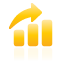 Chart, bar, up, yellow icon - Free download on Iconfinder