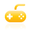 game, controller, yellow