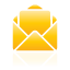 mail, open, yellow