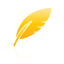 Quill, yellow icon - Free download on Iconfinder