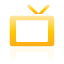 Television, yellow icon - Free download on Iconfinder