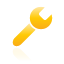 Wrench, yellow icon - Free download on Iconfinder