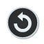 Button, rotate, ccw, sticker icon - Free download