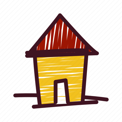 Home, kids, draw, house, pencil icon - Download on Iconfinder