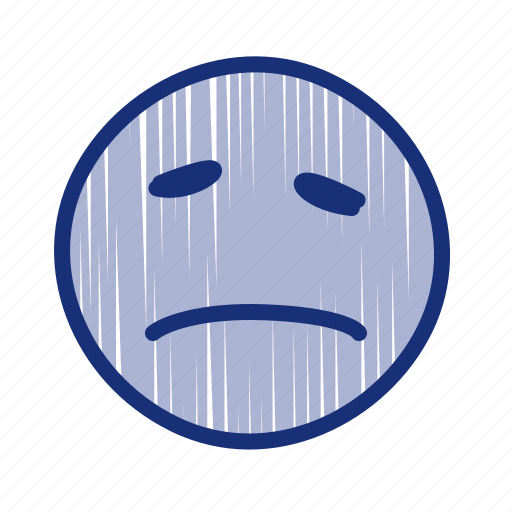 Sad, kids, draw, emoticon, pencil icon - Download on Iconfinder