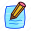 write, kids, draw, pencil, edit 