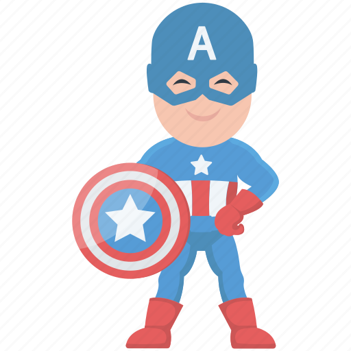 Superhero, captain america, marvel comics, marvel icon - Download on Iconfinder