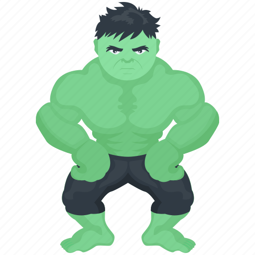 Hero, superhero, cartoon character, marvel comics, hulk icon - Download on Iconfinder
