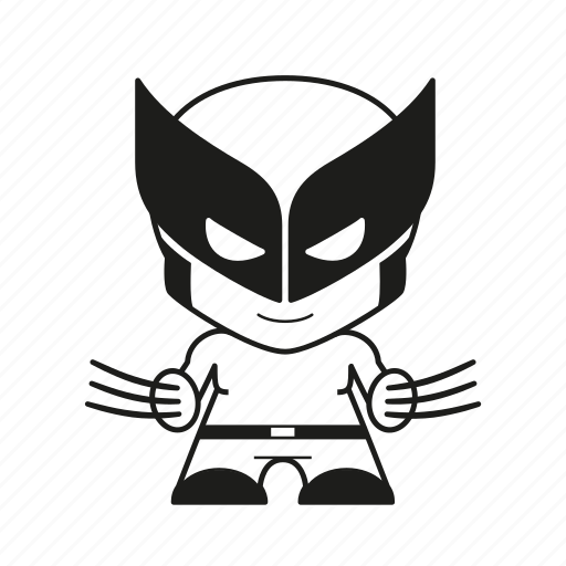 Comic, kid, logan, marvel, superhero, wolverine, xmen icon - Download on Iconfinder