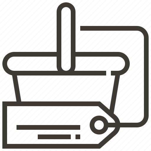 Commerce, market, sale, store, supermarket, basket, tag icon - Download on Iconfinder
