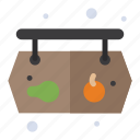 board, shopping, supermarket, vegetable
