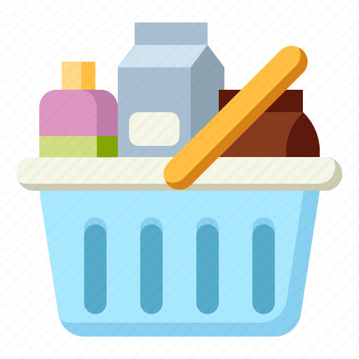 Basket, commerce, grocery, shopping, supermarket icon - Download on Iconfinder