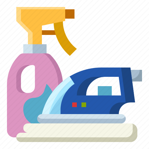Clean, cleaning, hygiene, iron, ironing, materials, washing icon - Download on Iconfinder